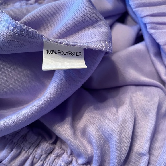 NWT ETCYY Women's Off The Shoulder Ruffles Loose Chiffon Midi Dress Size Large - Picture 8 of 10